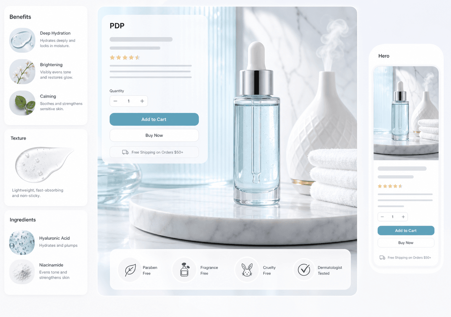 Beauty launch set