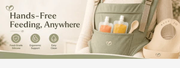 Key benefit: Baby carrier & feeding set